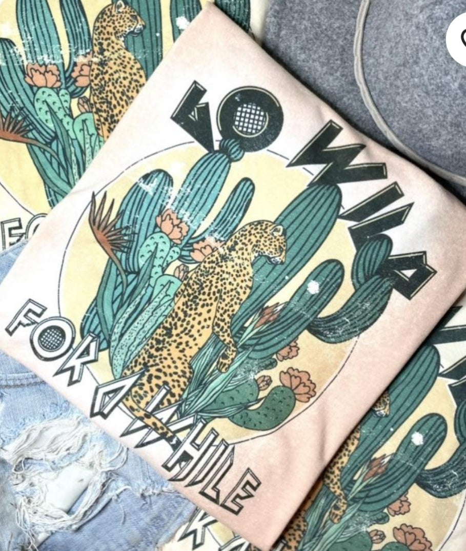 Go wild for a while western t shirt - 4 little hearts