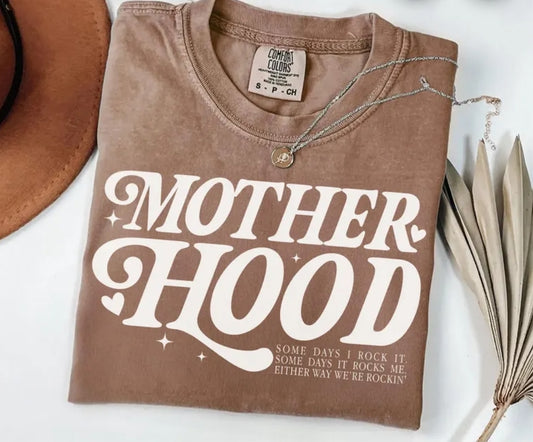 Motherhood comfort colors tee