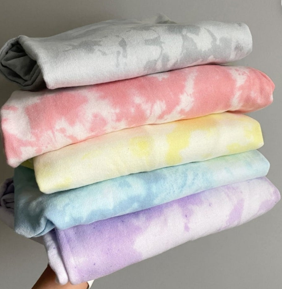 Tie dye crewneck sweatshirt - 4 little hearts