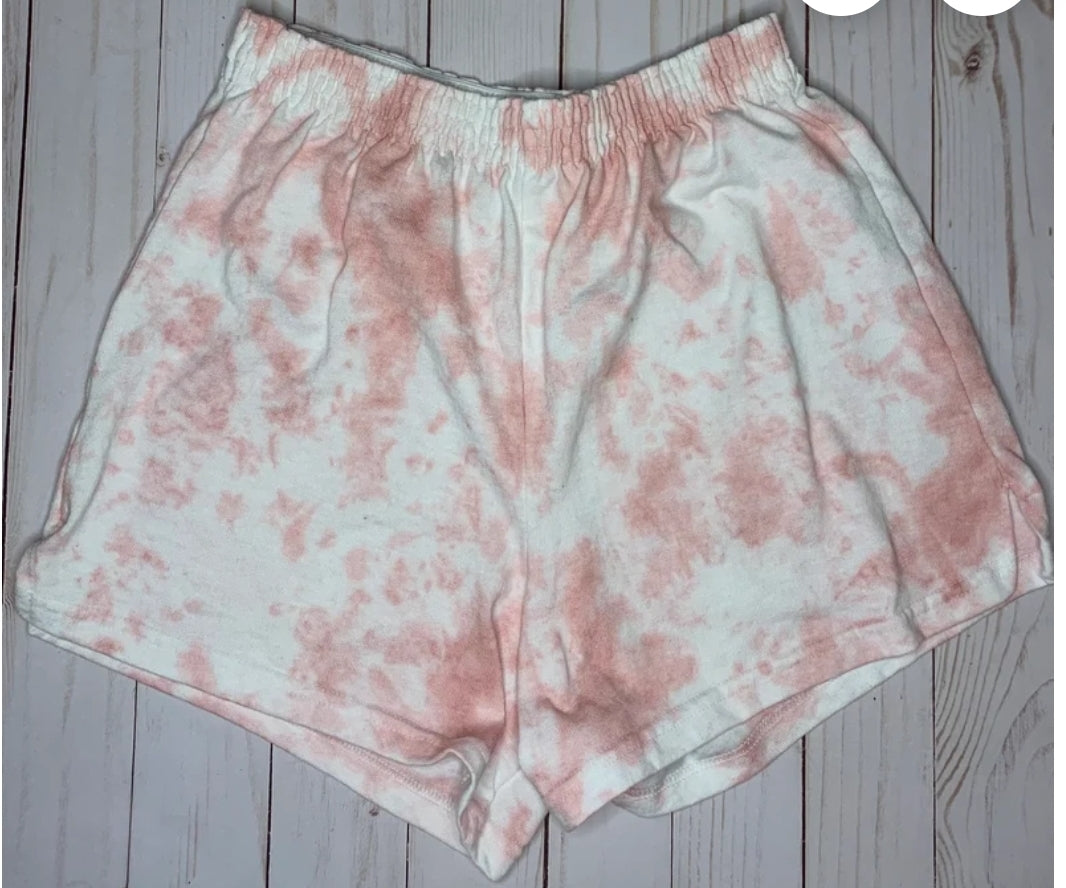 Tie dye shorts - 4 little hearts