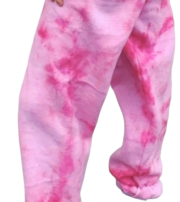 Tie dye sweatpants joggers - 4 little hearts