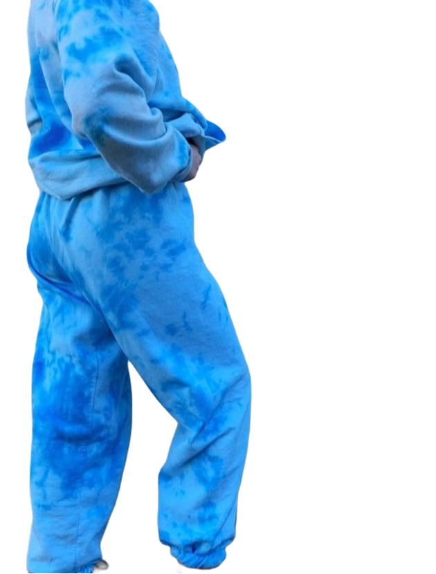Tie dye sweatpants joggers - 4 little hearts