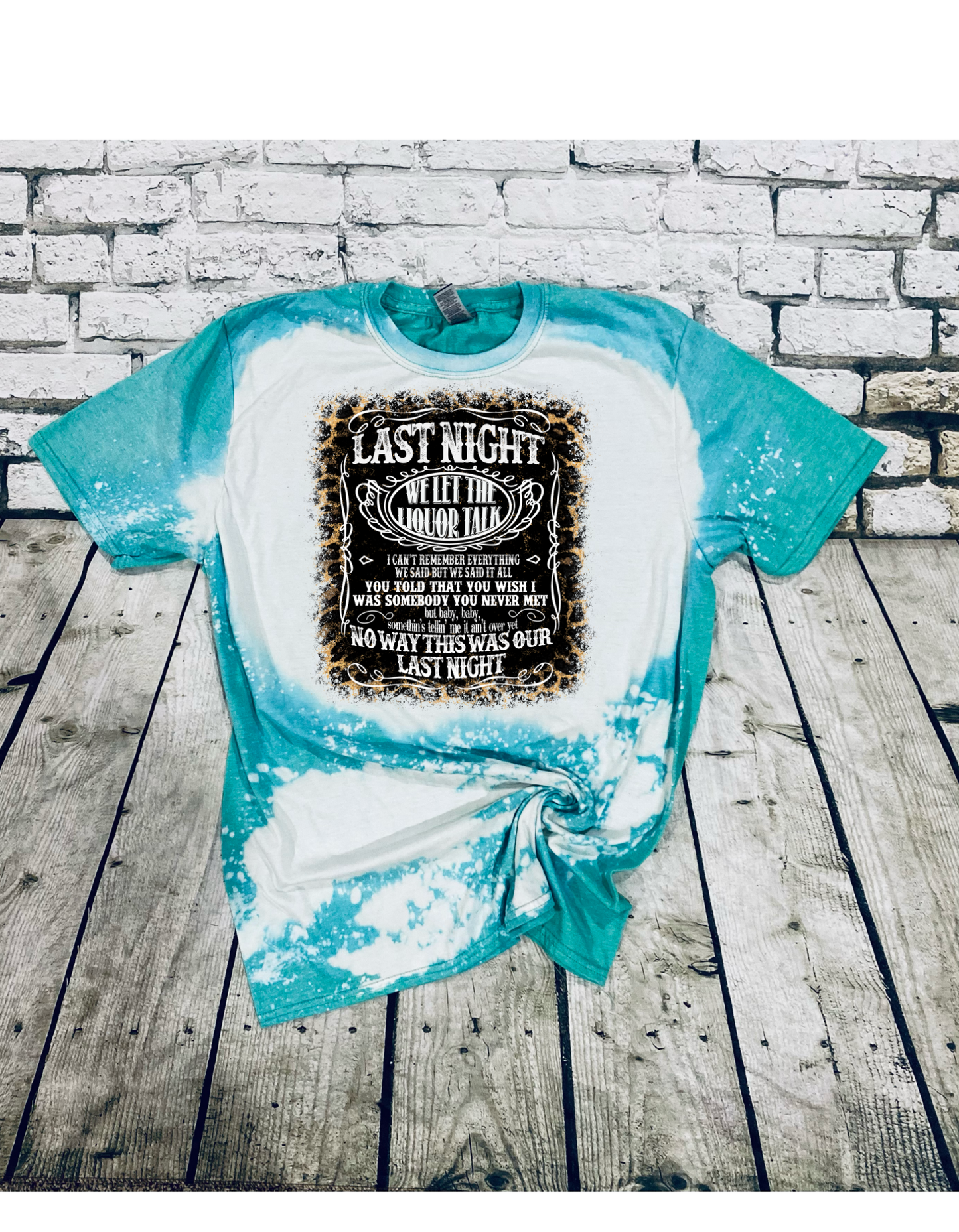 Last night graphic tee